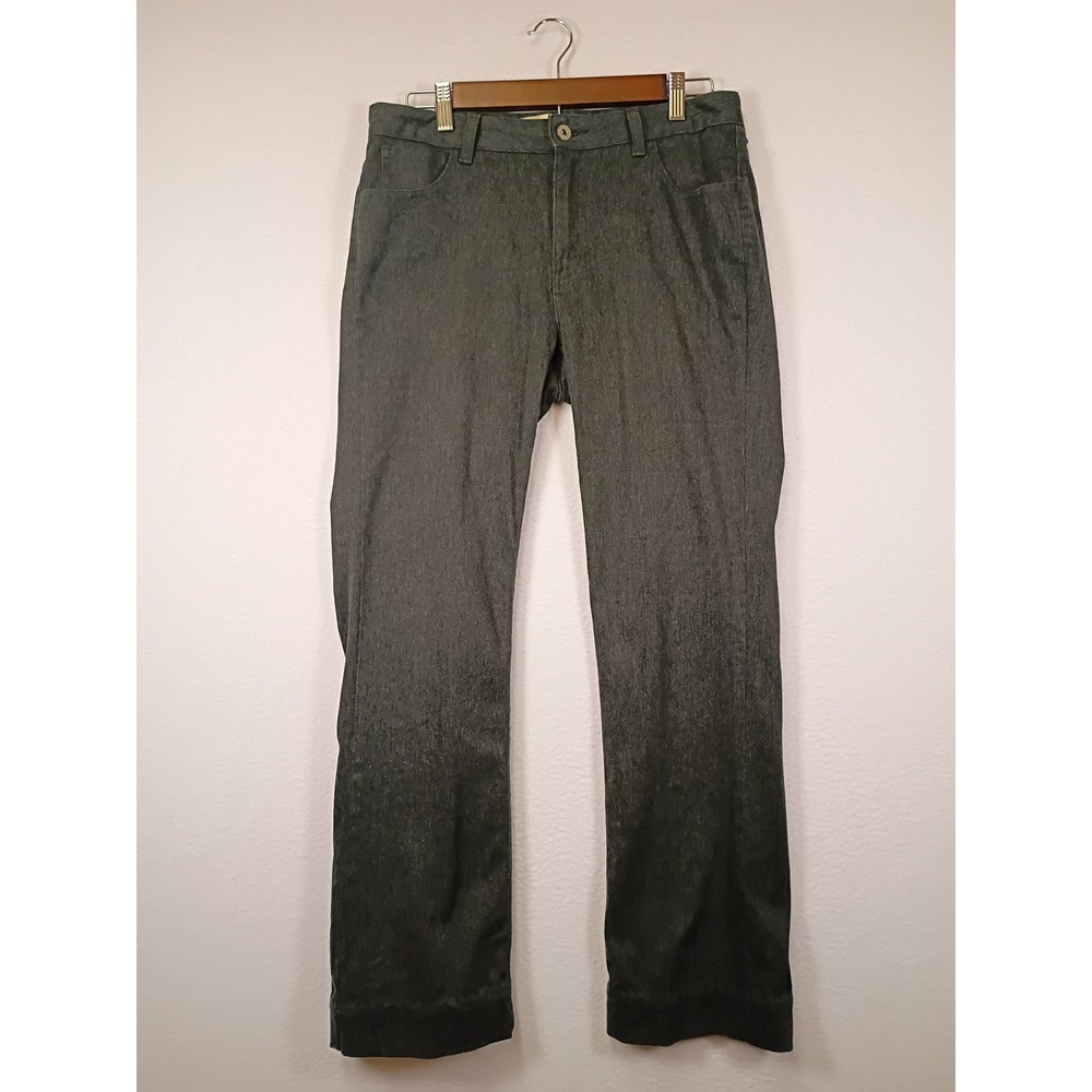 Dark Academia Gap Womens 8 Regular Charcoal Greyโ Bootcut Stretch Denim Pants